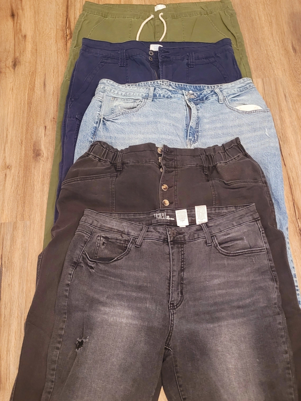 Time And Tru Bundle of 5 Women's Pants